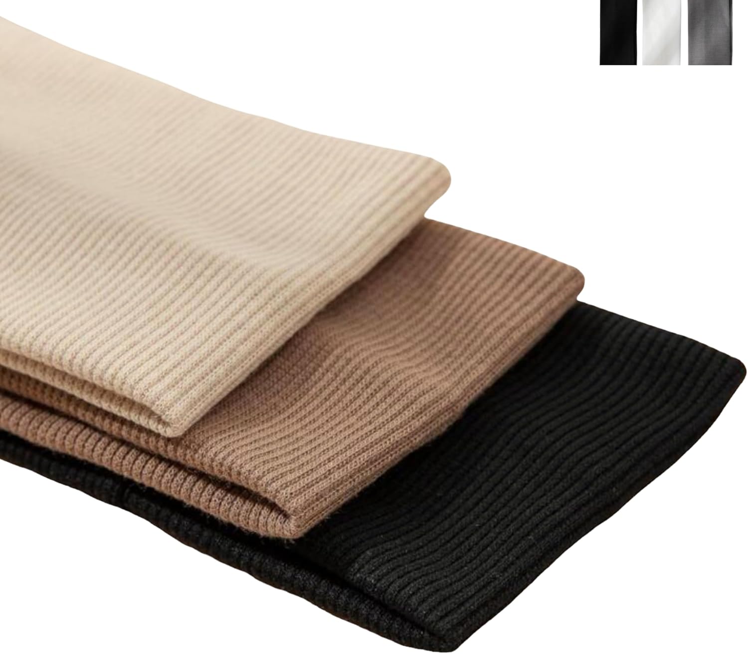 Bandeau cheveux - sport fitness 3pcs - élastique, antidérapant, résistant