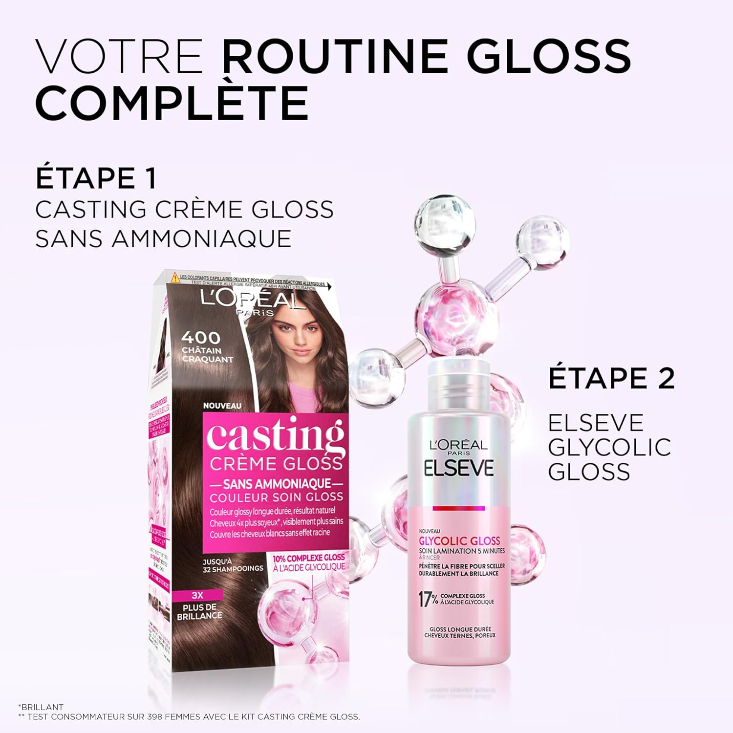 L'Oréal Paris - Casting Crème Gloss - coloration semi-permanente - marron miel, sans ammoniaque