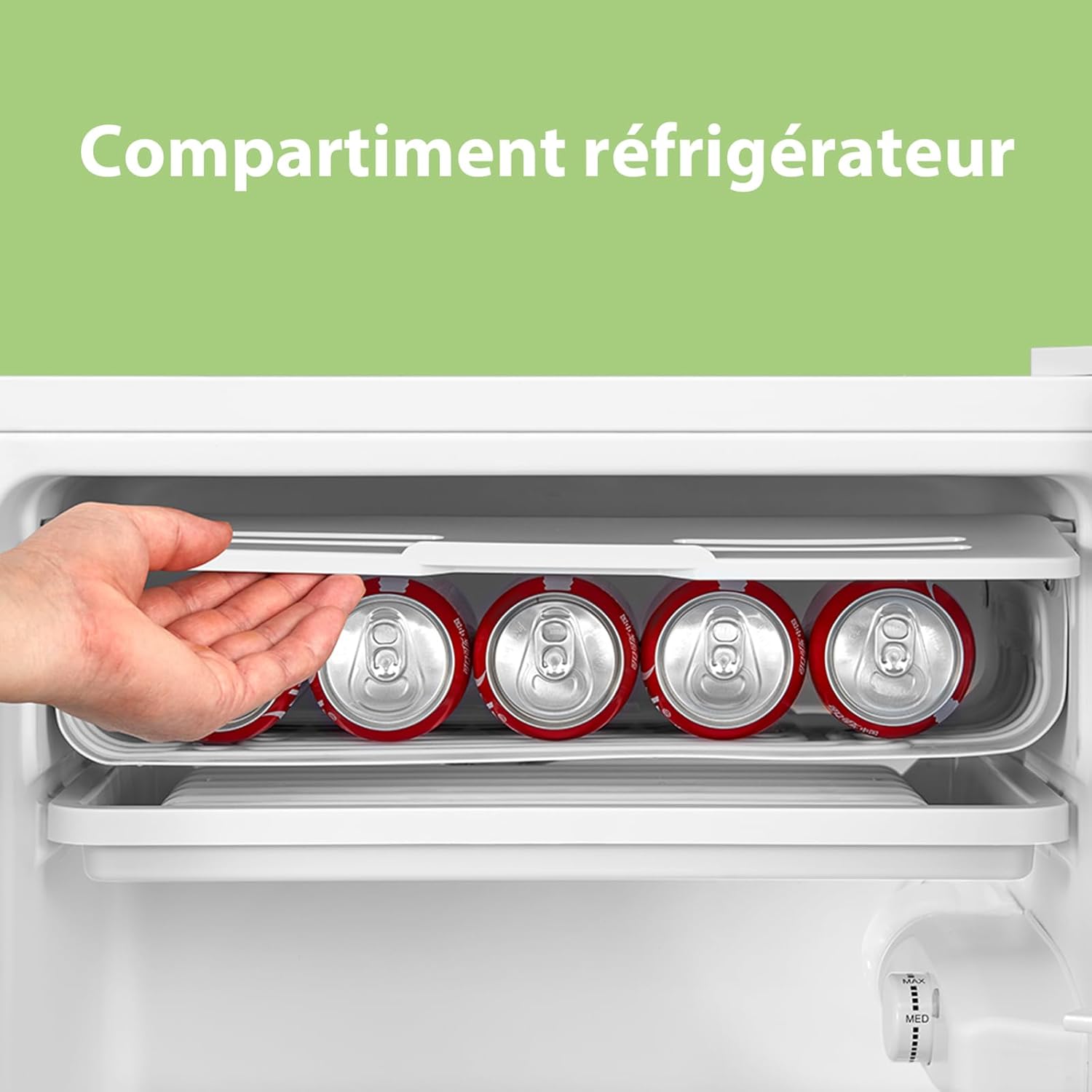 Comfee' - réfrigérateur 93L - contrôle température, silencieux, sous comptoir - RCD93WH2(E)
