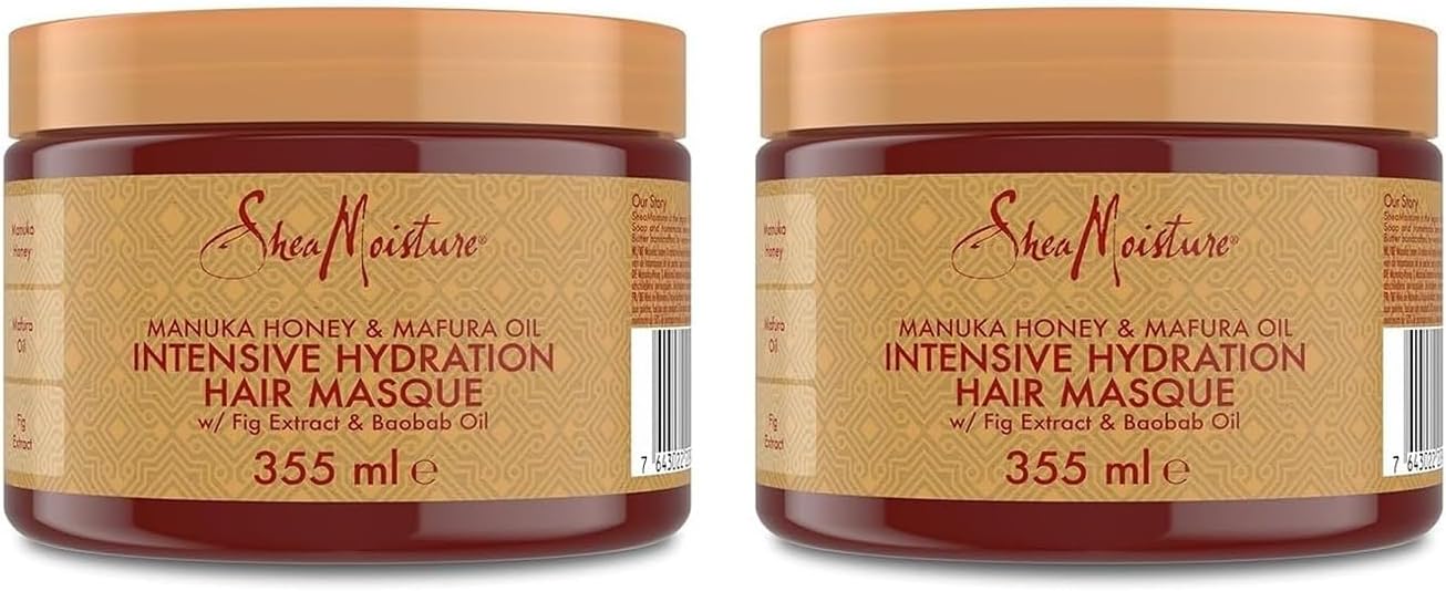 SheaMoisture - Intensive Hydration Masque - 2x355ml - Miel de Manuka, Huile de Mafura