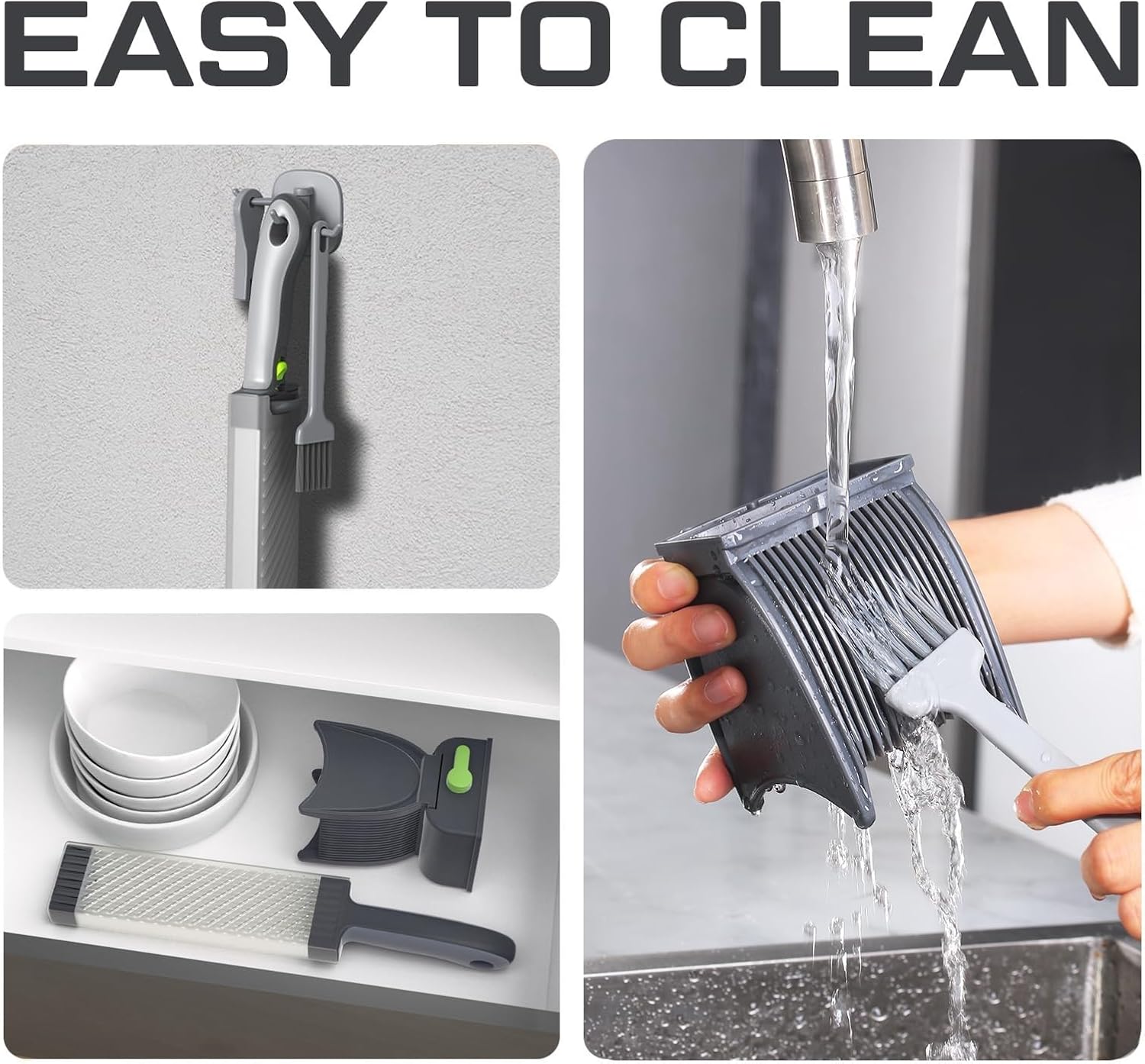 Trancheuse à viande manuelle - épaisseur réglable 2/4 mm - multifonction - accessoires inclus