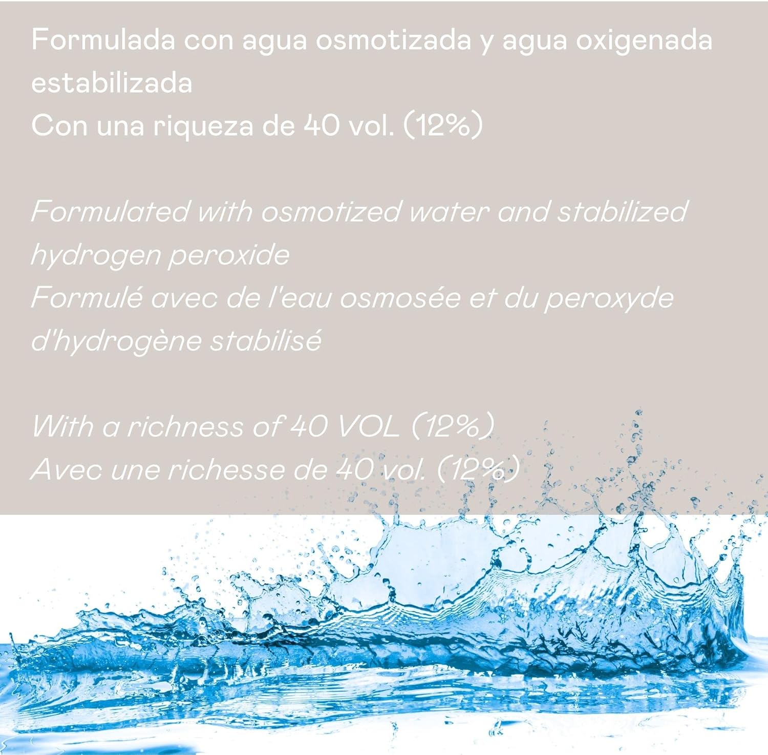 VALQUER - Crème oxydante 500ml - 12% vegan, cheveux, coloration