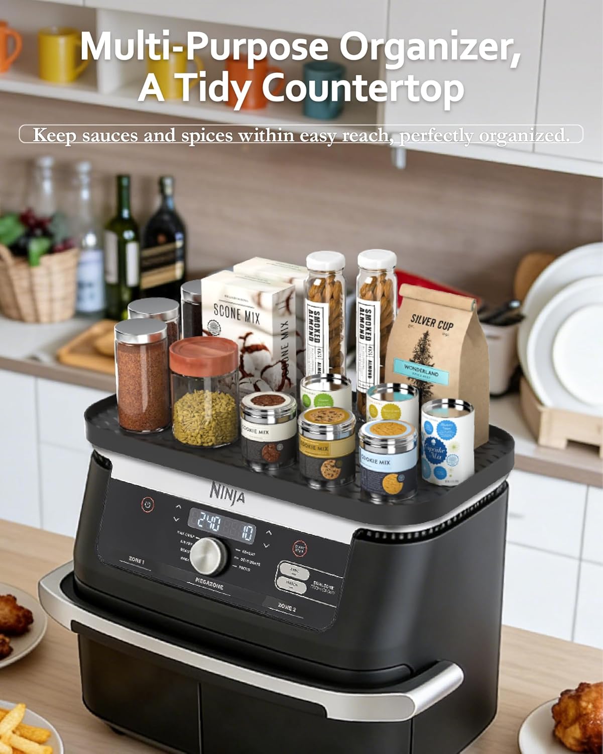 Accessoires Air Fryer silicone, 10.4L, réutilisables, AF400EU AF500EU AF451EU DZ401