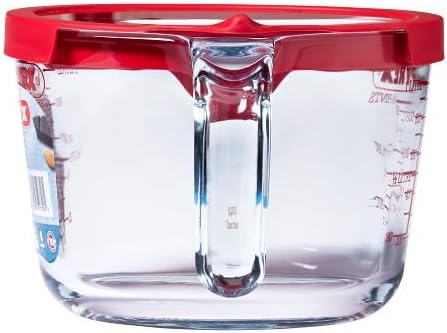 Pyrex - Classic Broc mesureur - 1L - Verre avec couvercle, 20,9x16,1x11,2cm