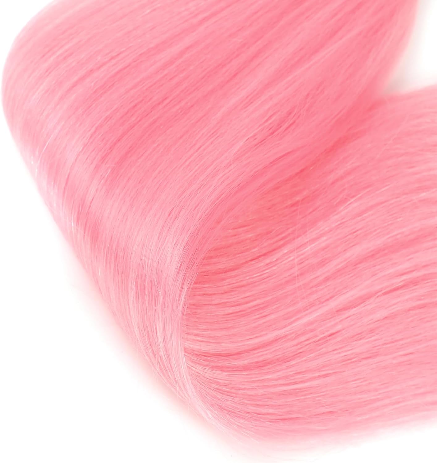 Rajout cheveux tressés pré-étirés 30 pouces rose Kanekalon, lisse, 6 paquets, synthétique, Yaki, EZ Braids