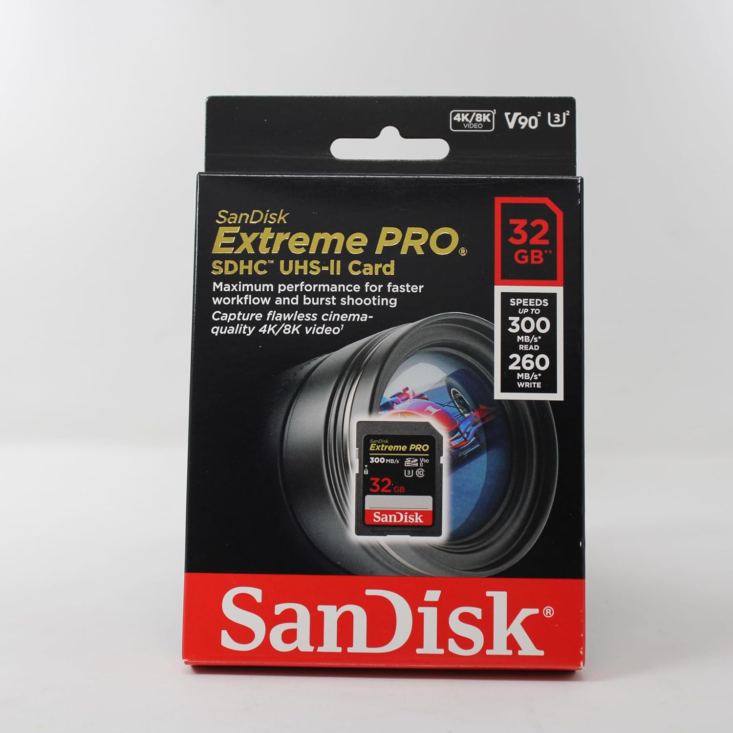 SanDisk - Extreme PRO - 32GB - SDHC, 300MB/s, UHS-II, V90, U3, Class 10