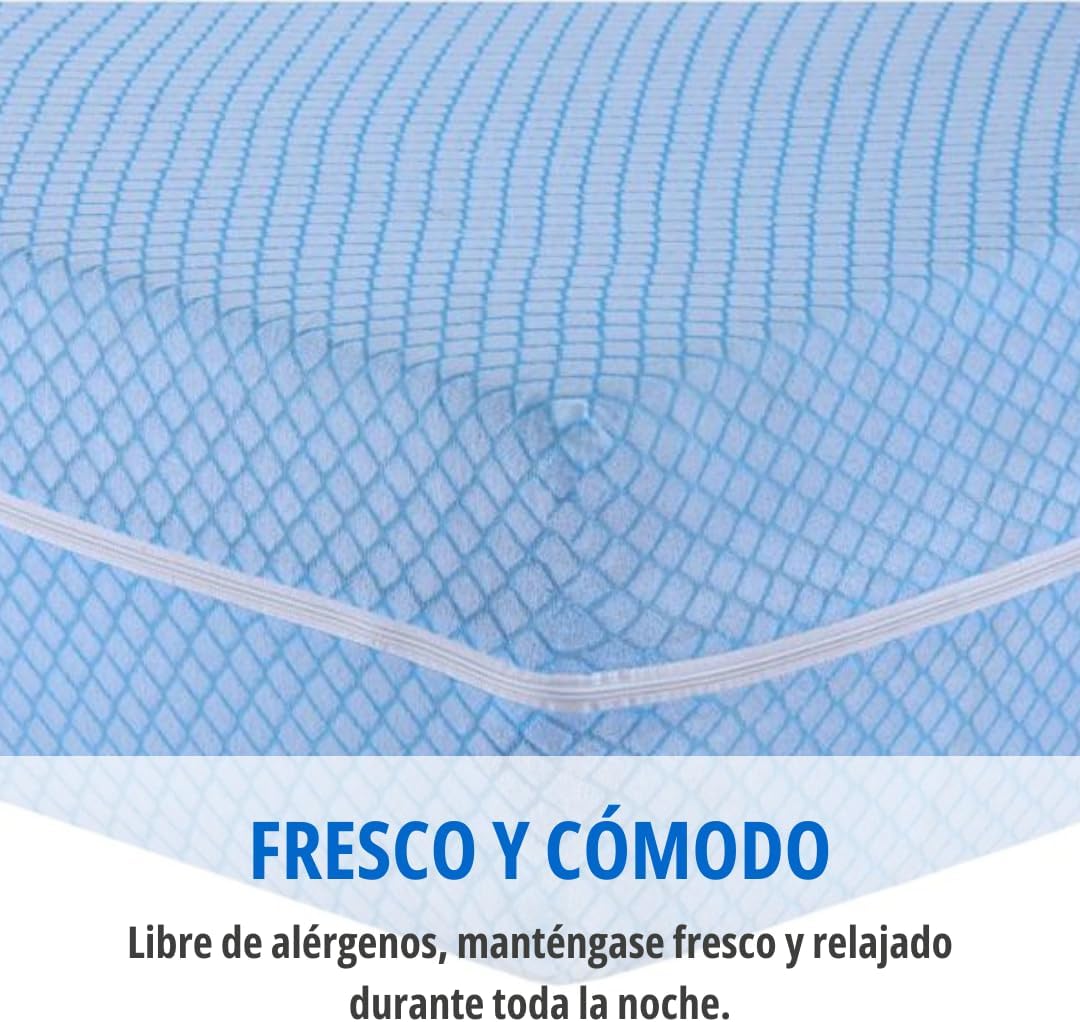 Degrees Home - Teide - 90 cm - housse matelas, anti-acariens, respirante