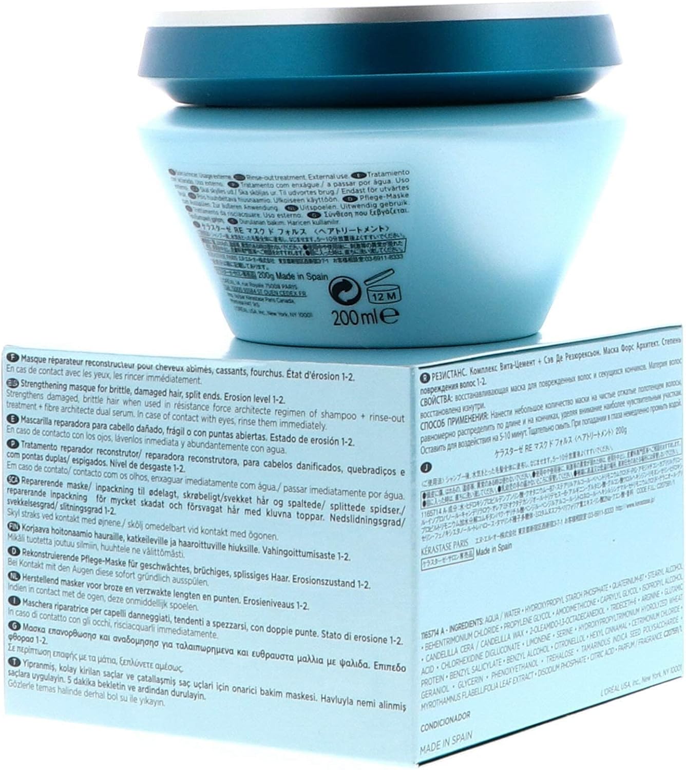 Kérastase - Résistance Masque - 200ml - fortifiant, réparateur cheveux abîmés