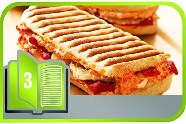 Tefal - Coffret Snack Collection - plaques grill panini, livre recettes - XA800312