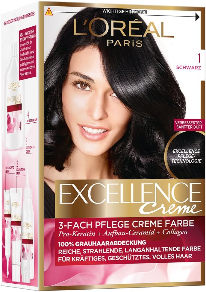 L'Oréal Paris - Excellence Creme - coloration crème, soin nourrissant