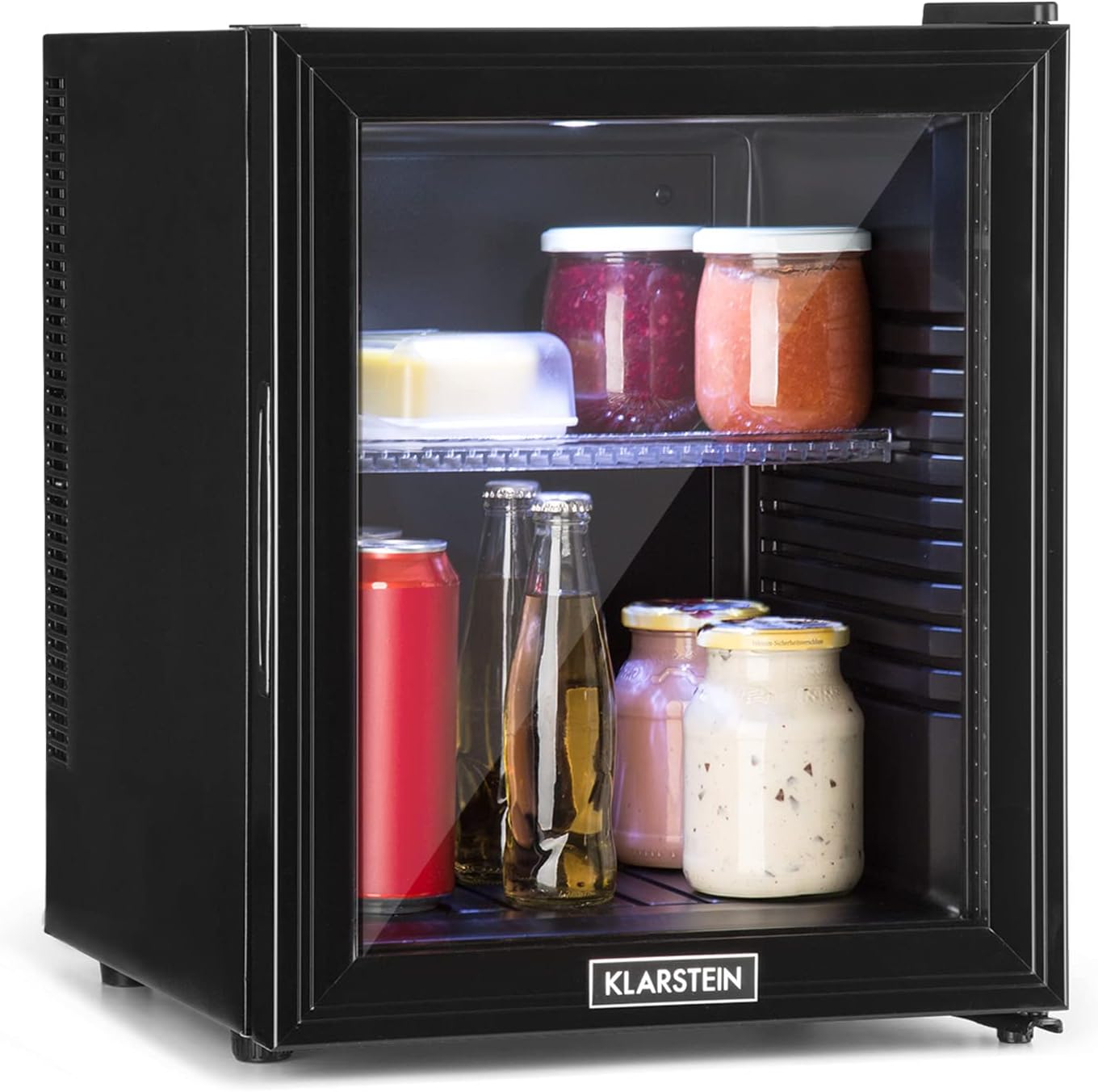 Klarstein - Mini Frigo 32L - silencieux, étagères réglables, 12-18°C
