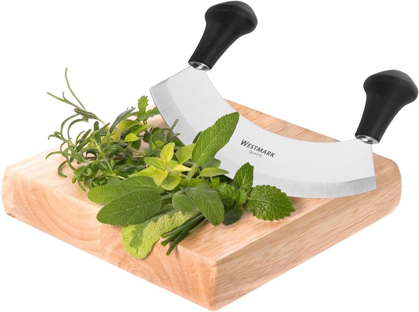 Westmark - couteau hachoir/coupe-pizza, 17 cm, inox/plastique, 12932270