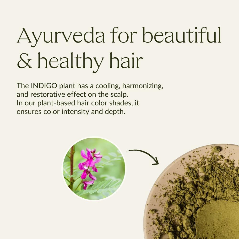 khadi - Indigo Pur Noir Froid - 100g - coloration végétale intense, vegan