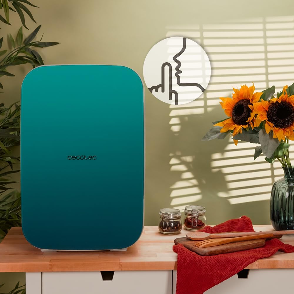 Cecotec - Mini Frigo Bolero MiniCooling - 25L - 12V/220V, Chauffe/Refroidit, portable, 7-65°C, Bahamas Pat 1