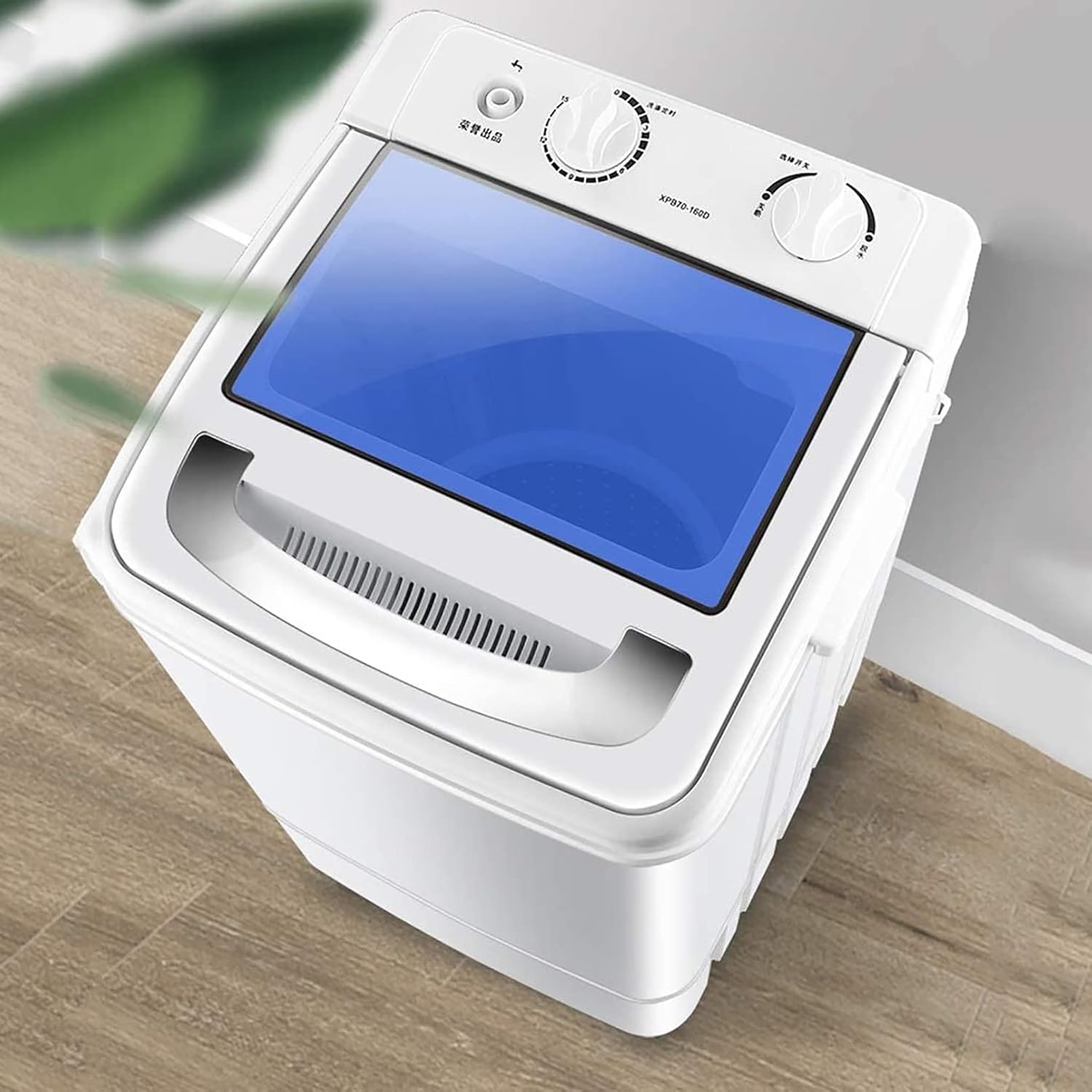 Machine à laver portable 7kg, 300W, semi-automatique, sèche-linge, plastique écologique