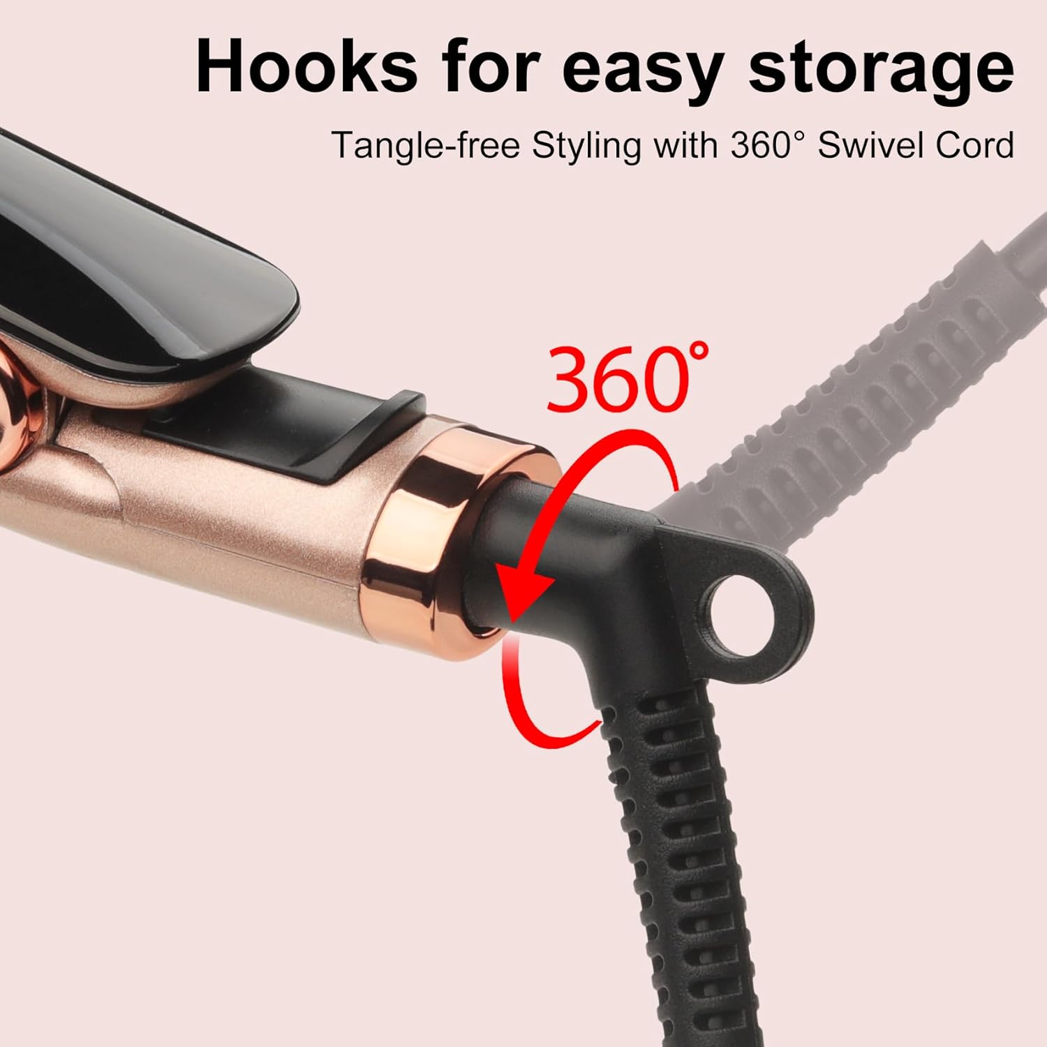 Lisseur cheveux 2 en 1 - céramique LCD 120-230°C - voltage universel