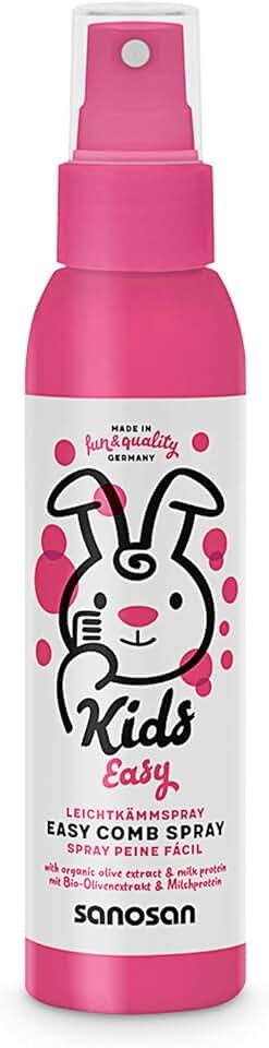 Sanosan - Spray démêlant enfants 125ml - olive bio, lait, sans rinçage