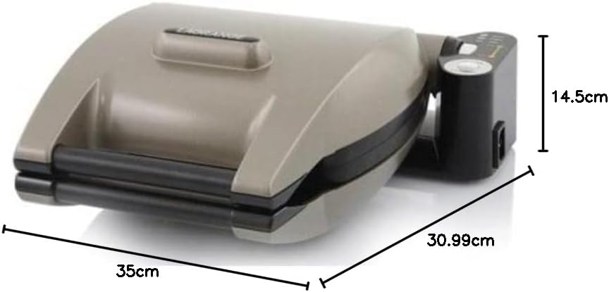 LAGRANGE - Gaufrier Premium - 1200W, plaques amovibles, réversible, nettoyage facile - 019122