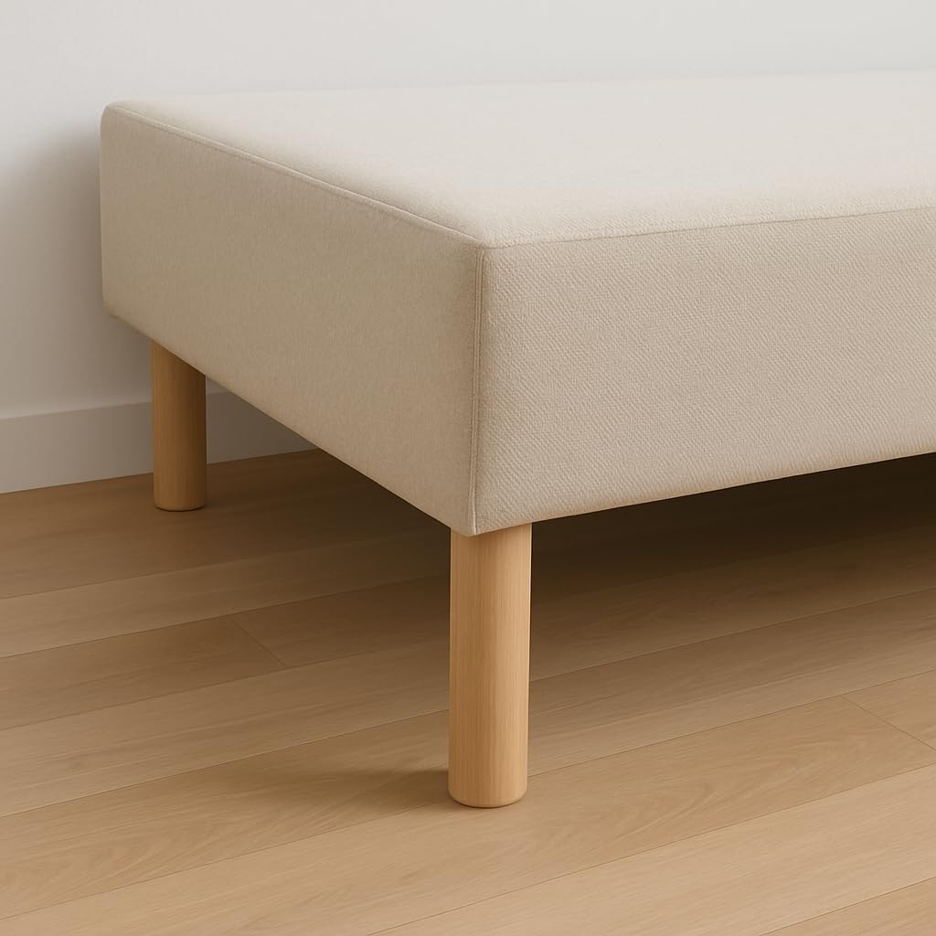 La Fabrique de Pieds - Cylindres bois verni clair - 25x6x6cm - lot de 4 - AM20170003