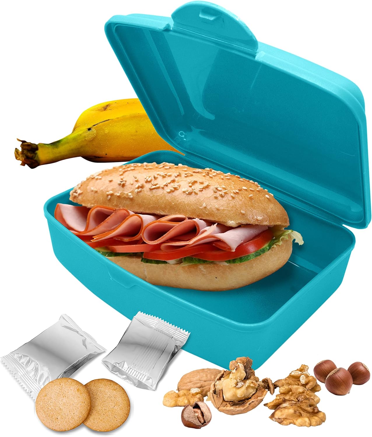 NERTHUS - boîte à lunch Schtroumpfs, légère, facile à nettoyer, FIH 924