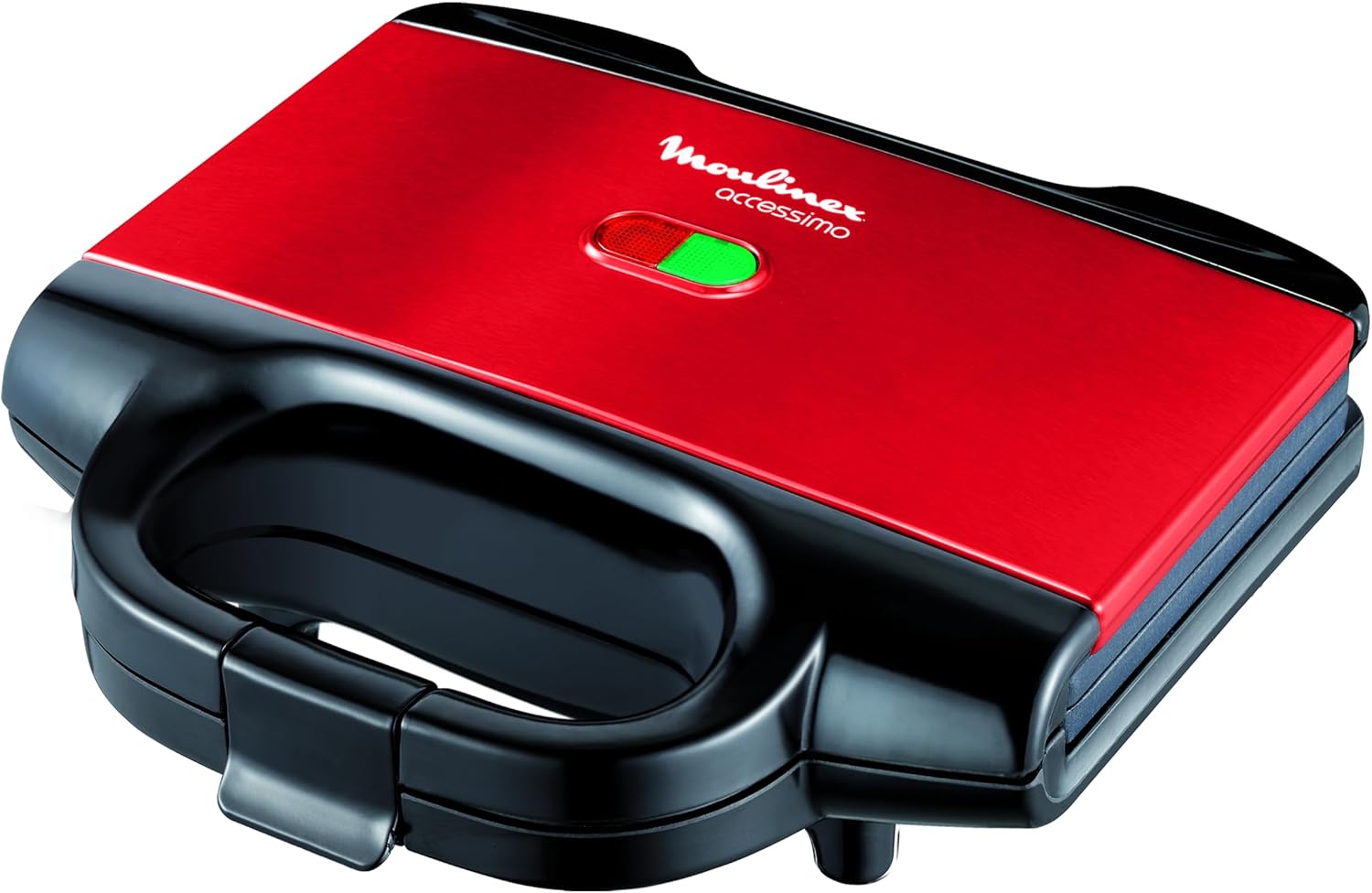 Moulinex - Croque gaufre Accessimo - compact, 650W, rangement vertical, sécurité, SM180811