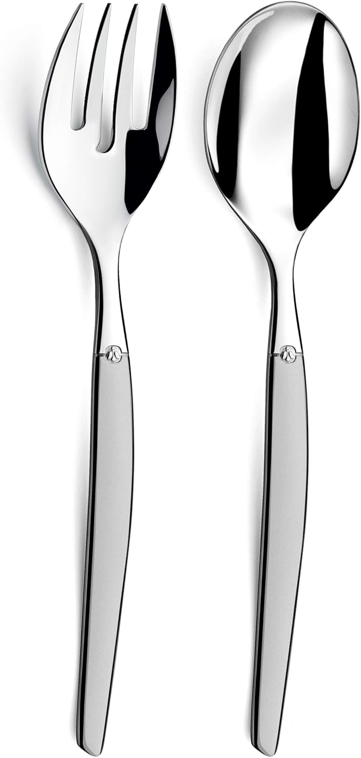 Lou Laguiole - Jet - 50 pièces pour 12 pers. - inox 18/0 sablé gris