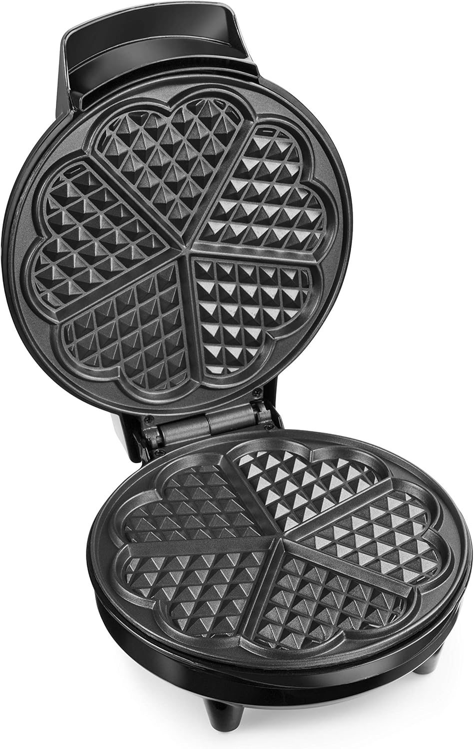 Tristar - moule à gaufres inox - 5 gaufres, noir, compact