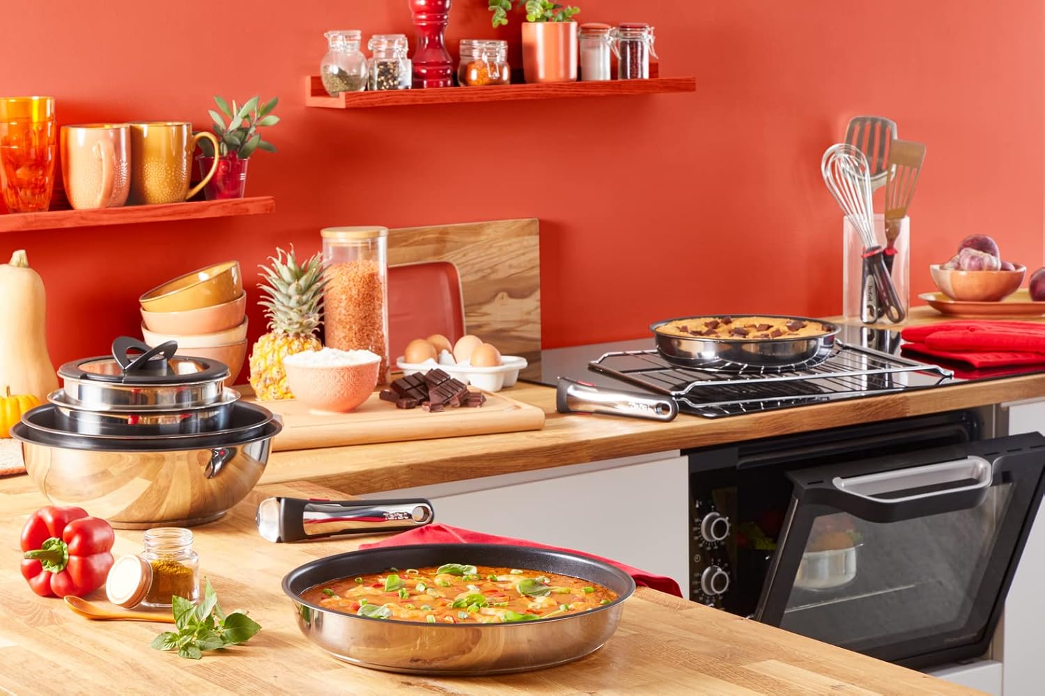 Tefal - Ingenio Preference poêle 28 cm inox induction, empilable L9720602