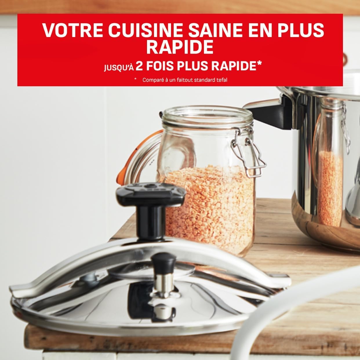 SEB - Authentique Eco-Design - 9L - cocotte-minute induction, fabrication française, garantie 10 ans, P0534900