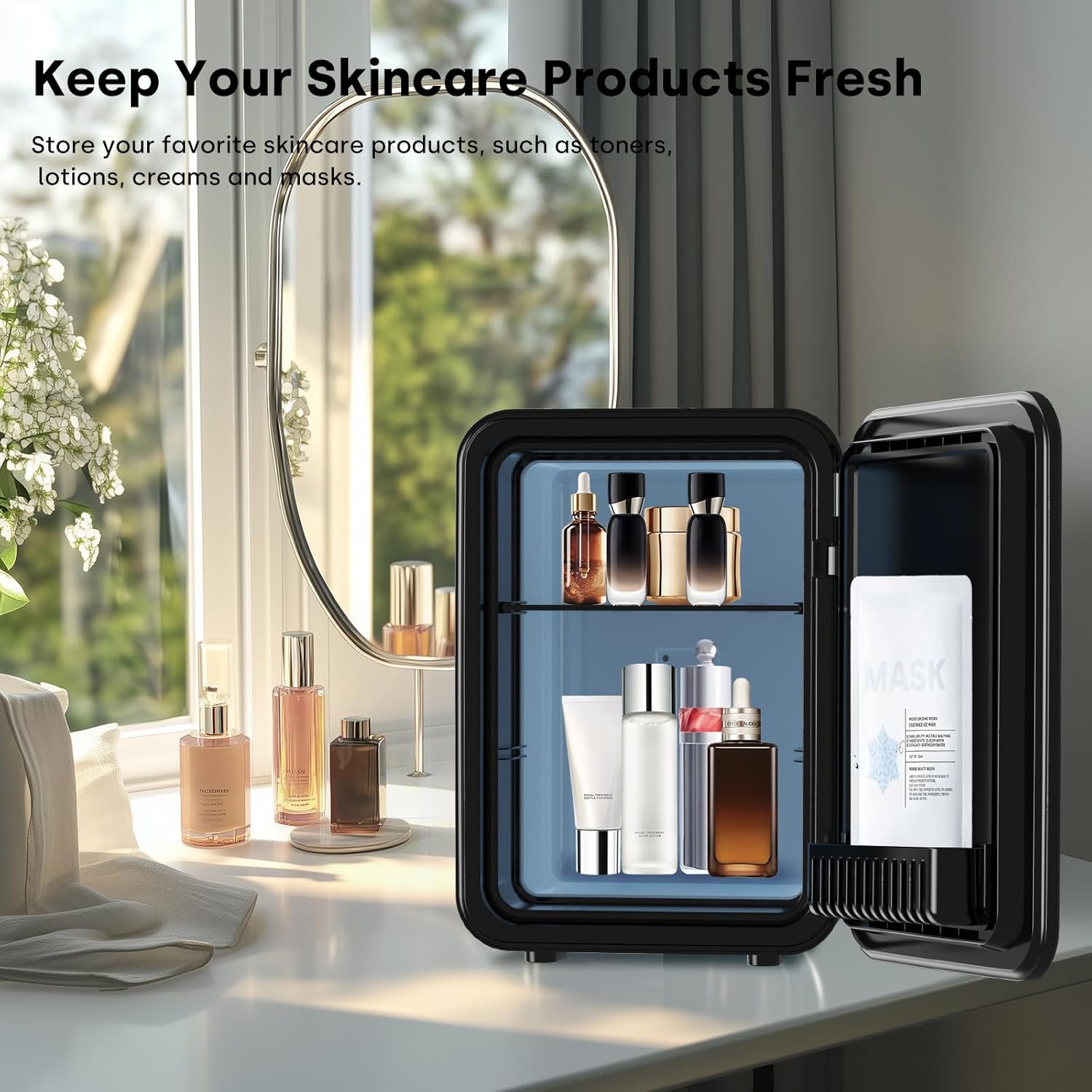 Enventor - Mini Frigo 10L - 12V/220V - Refroidissement & Chauffage