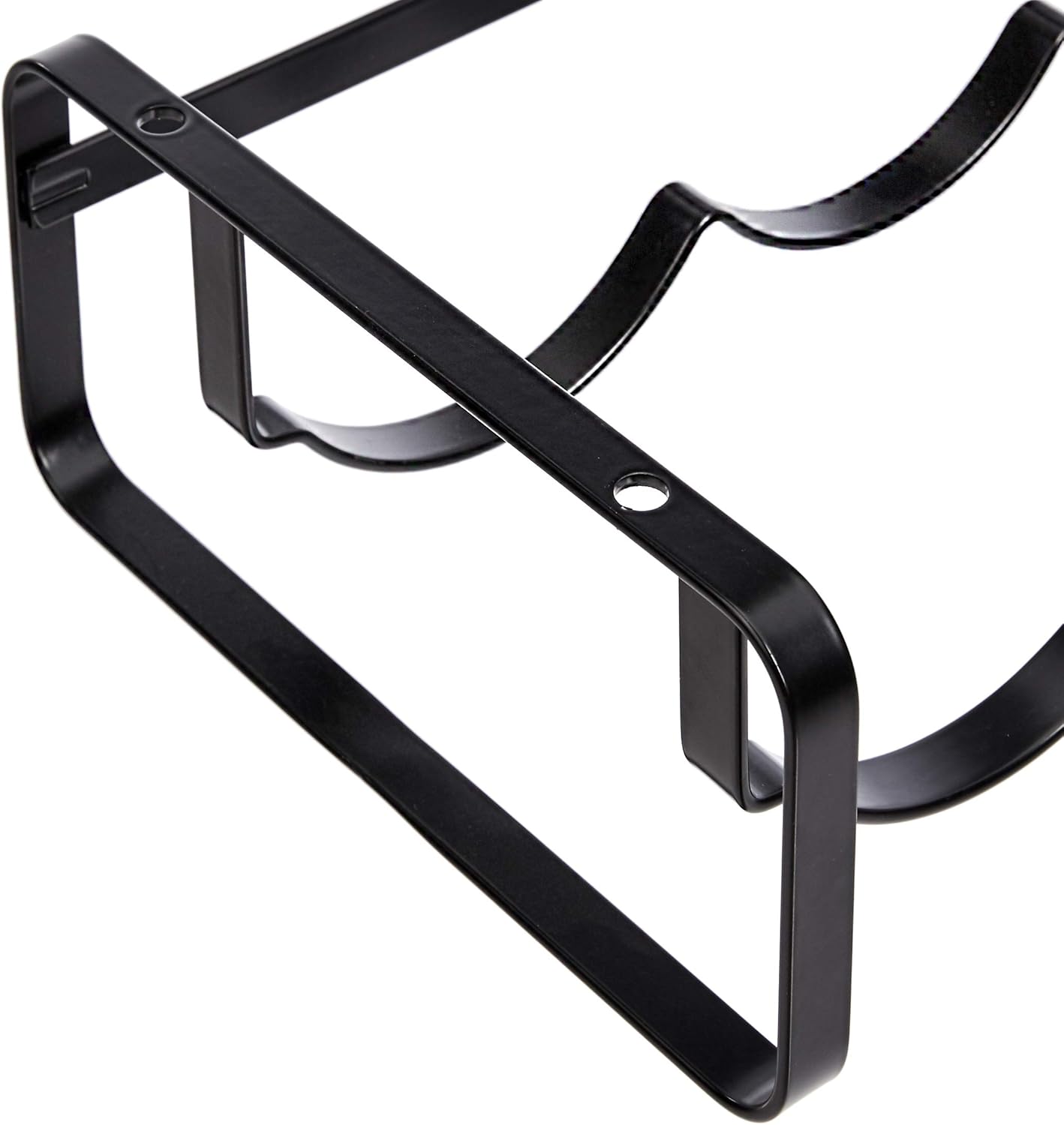 Amazon Basics - Range-bouteilles empilable - 40x20x9.5 cm - noir, pour table