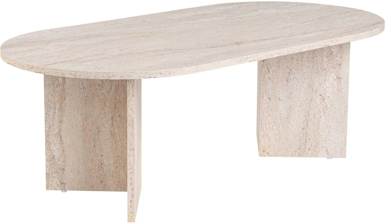 Hanah Home - Élégante série - 119x39,8x60 cm - design marbre, mélamine 18 mm