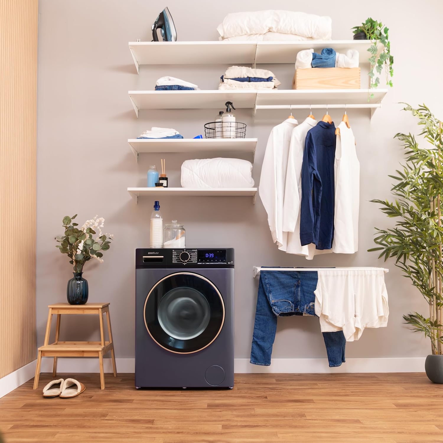 Cecotec - Bolero DressCode 8610 - 8 kg, 1400 rpm, frontal, vapeur, Inverter, 15 programmes - 8610