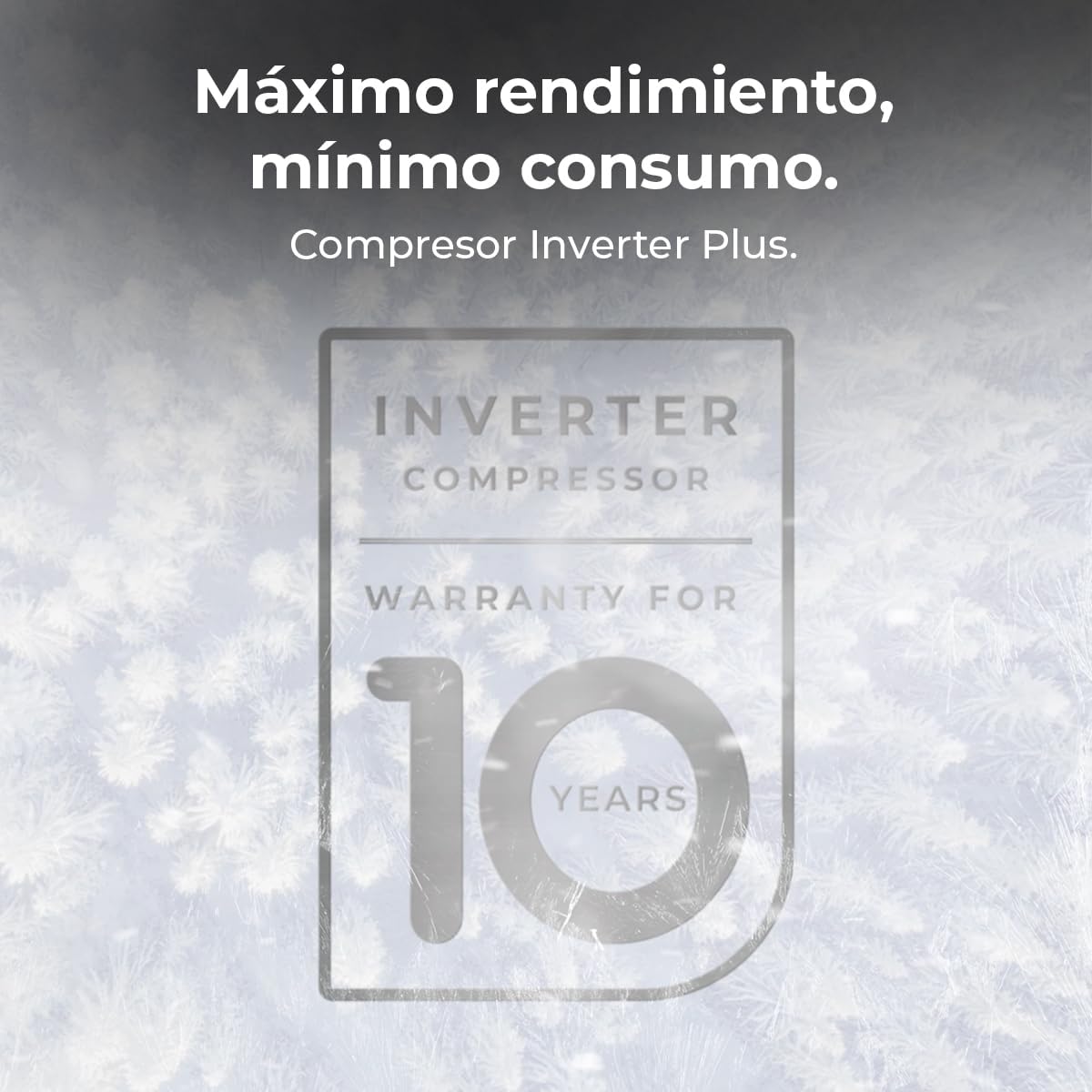 Cecotec - Bolero CoolMarket Combi 356 - 200x60 cm - verre, No Frost, faible conso - 356 White Glass D.