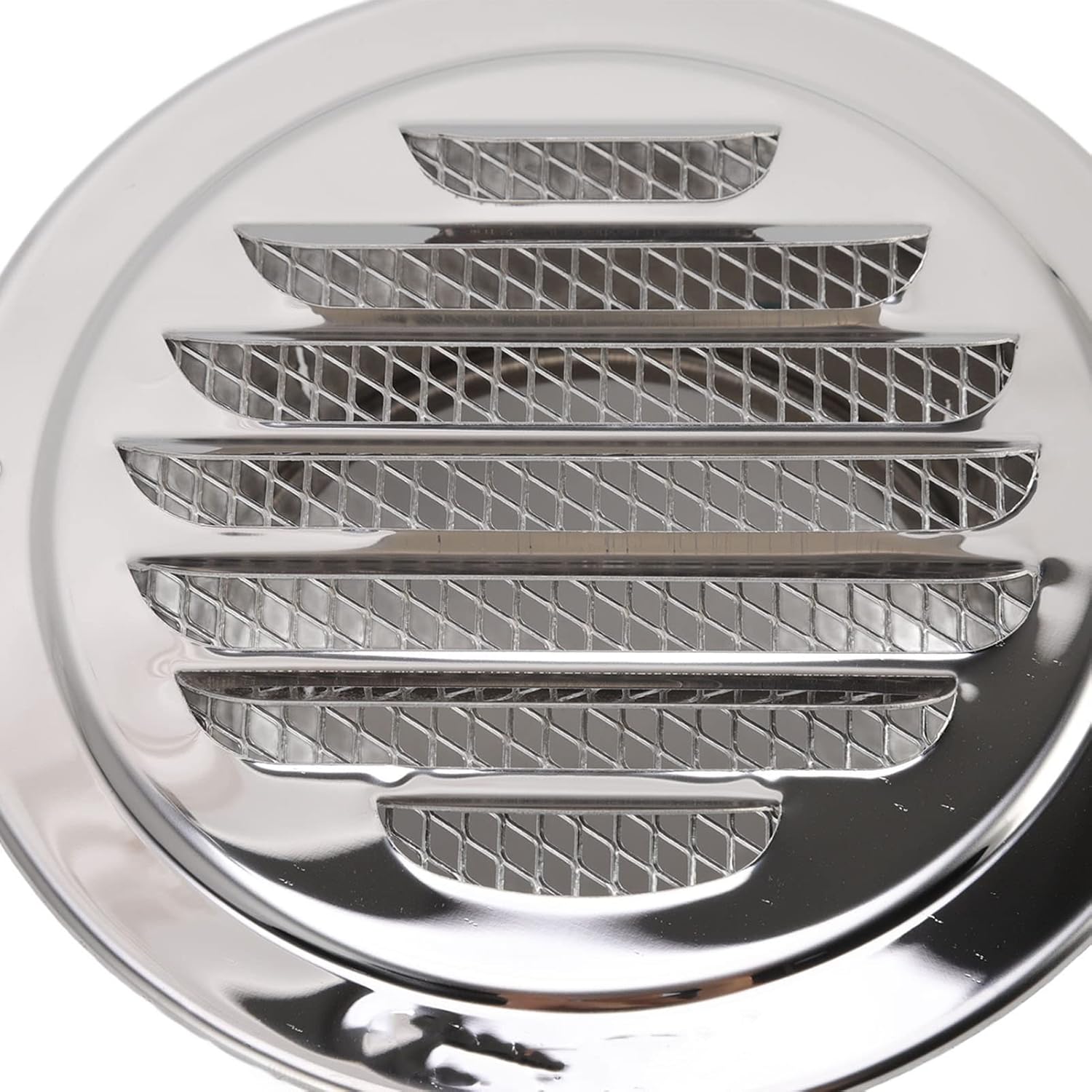 Couvercle de ventilation ronde inox 160mm, anticorrosion, facile à installer