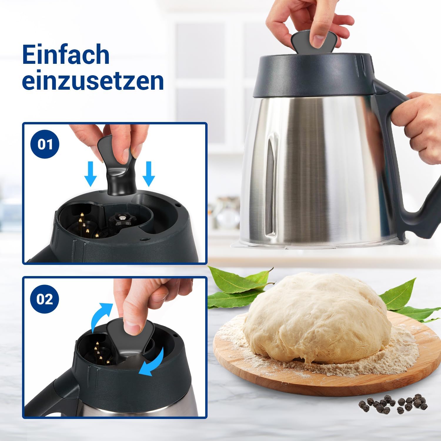 VIOKS - Fleur de pâte de rechange - accessoires Thermomix - TM5 TM6 TM31