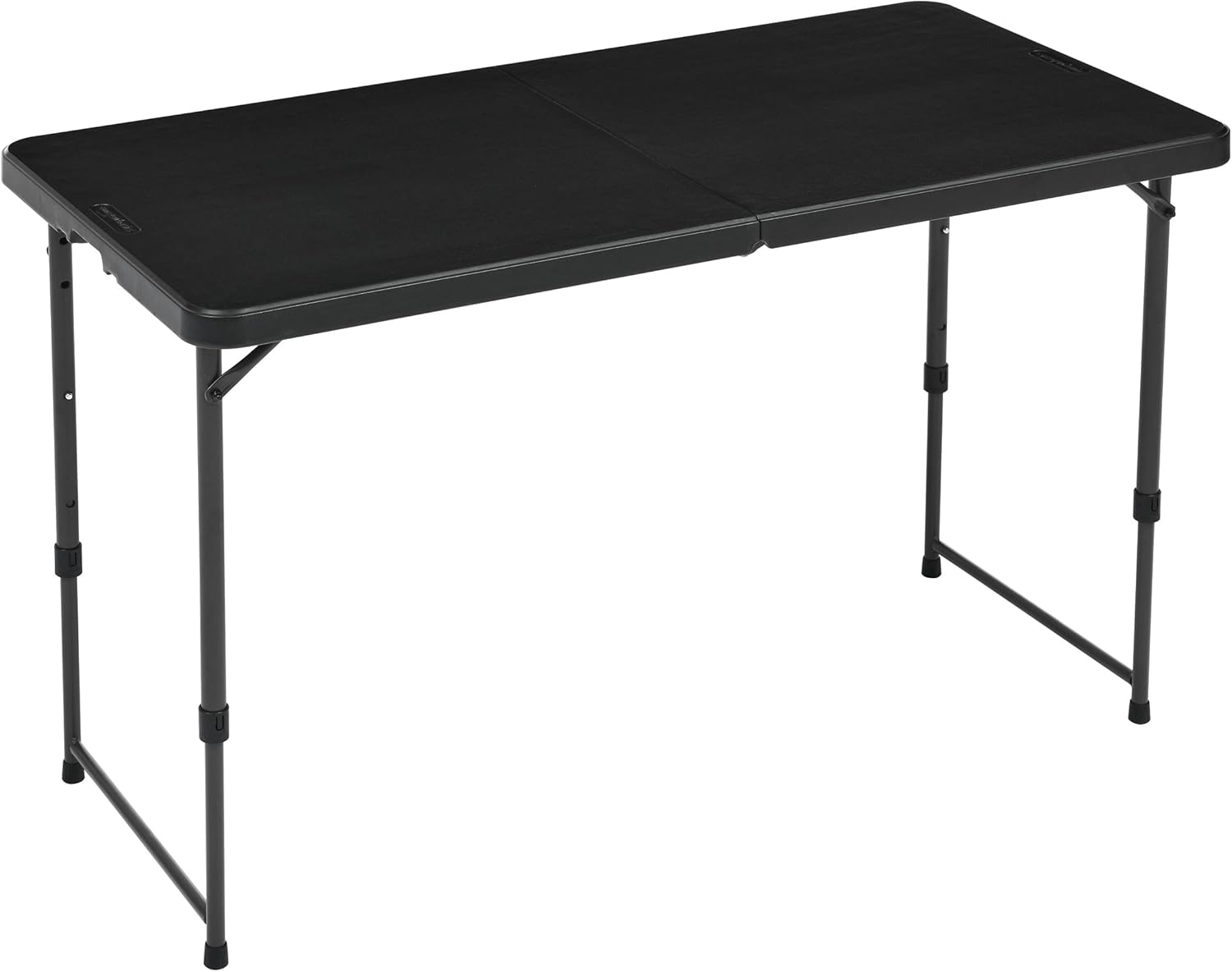 maxy-dealz Basics - Table Pliante, 121,4x60,7x86,1 cm, 4 hauteurs, portable
