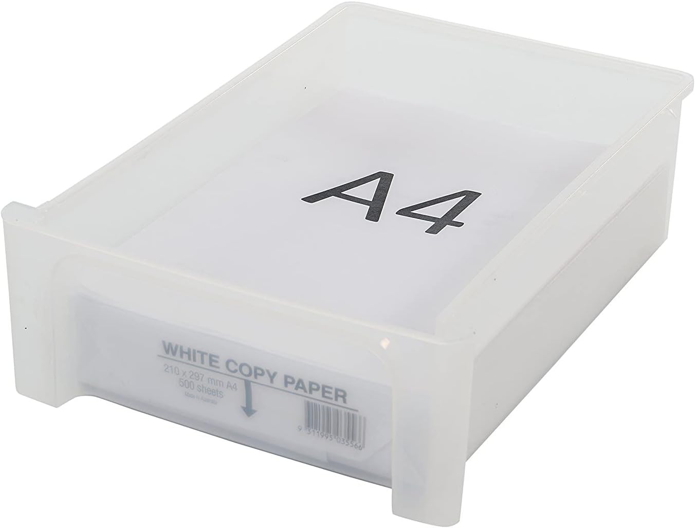 Iris Ohyama - OCH série - format A4 - 2 petits tiroirs, 1 moyen, noir, sans BPA - OCH-2021